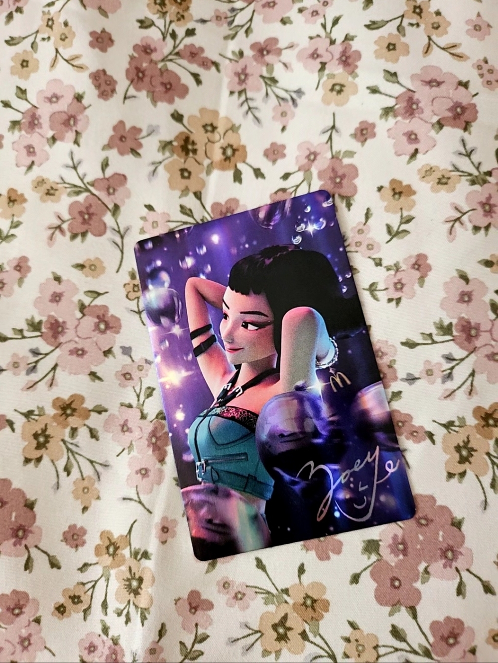 Kpop Demon Hunters x Mcdonald's Photocard